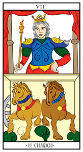 Signification de la carte de tarot Le Chariot