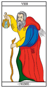 Signification de la carte de tarot L'Ermite